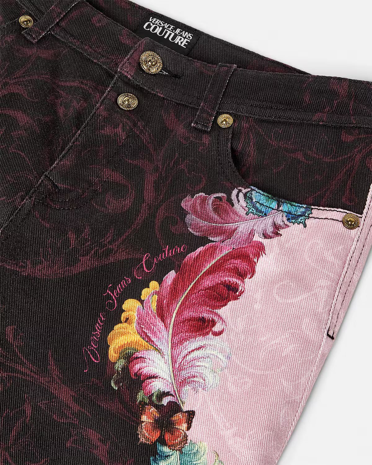 VERSACE JEANS COUTURE - Jeans a gamba larga Cabinet de Curiosité