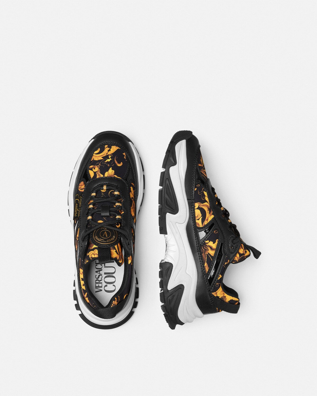 VERSACE JEANS COUTURE - Porcelain Barocco Hiker sneaker