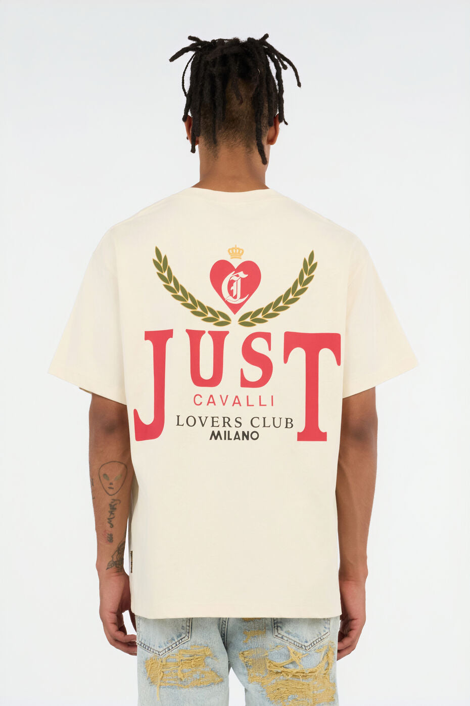 Roberto Cavalli - T-shirt Stampa Lovers Club