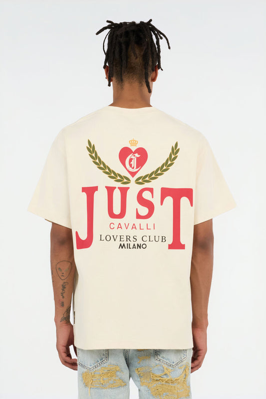 Roberto Cavalli - T-shirt Stampa Lovers Club