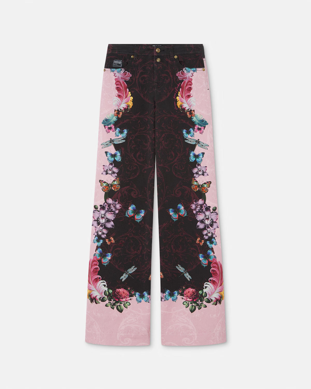 VERSACE JEANS COUTURE - Jeans a gamba larga Cabinet de Curiosité