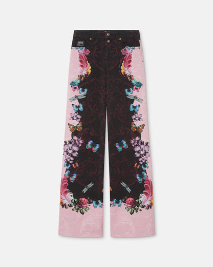 VERSACE JEANS COUTURE - Jeans a gamba larga Cabinet de Curiosité