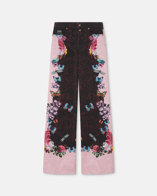 VERSACE JEANS COUTURE - Jeans a gamba larga Cabinet de Curiosité