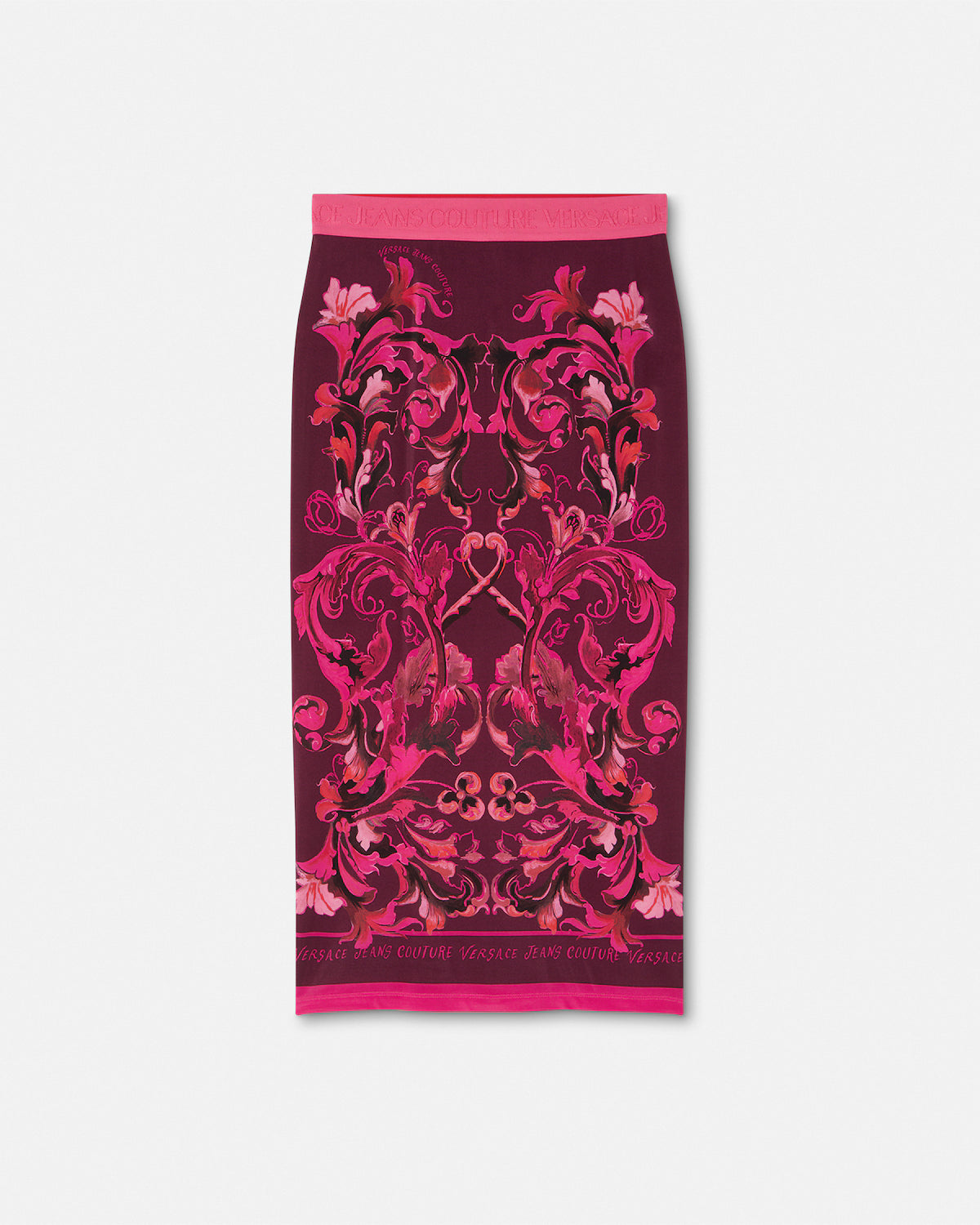 VERSACE JEANS COUTURE - Gonna midi Porcelain Barocco