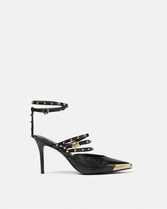 VERSACE JEANS COUTURE - Scarlett slingbacks tacco medio e borchie