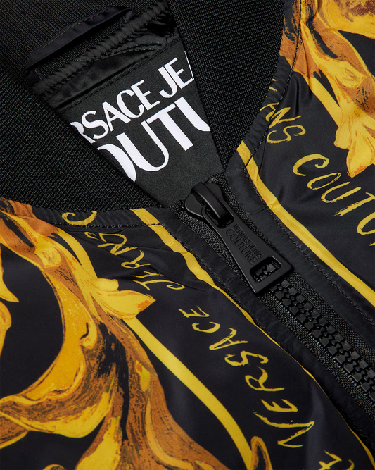 VERSACE JEANS COUTURE - Piumino Bomber Porcelain Barocco