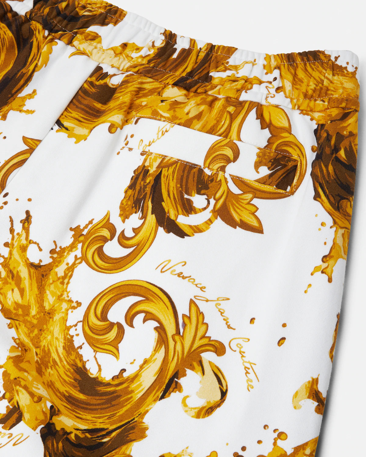 Versace Jeans Couture - Joggers in jersey di cotone con stampa