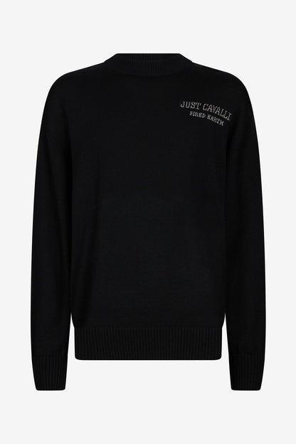 Just Cavalli - Maglione Con Motivo Cervo