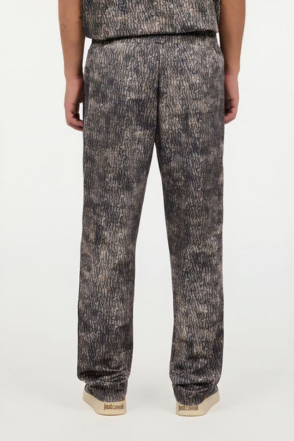 Just Cavalli - Pantaloni Effetto Scolorito Con Lettering All Over