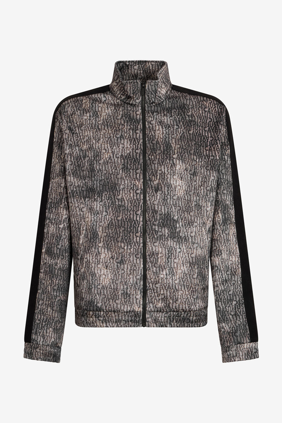 Just Cavalli - Felpa Effetto Scolorito Con Lettering All Over