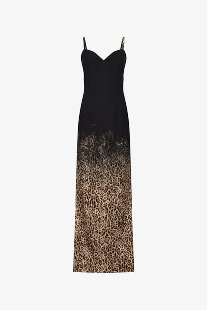 Roberto Cavalli - Abito Maxi Stampa Leopard